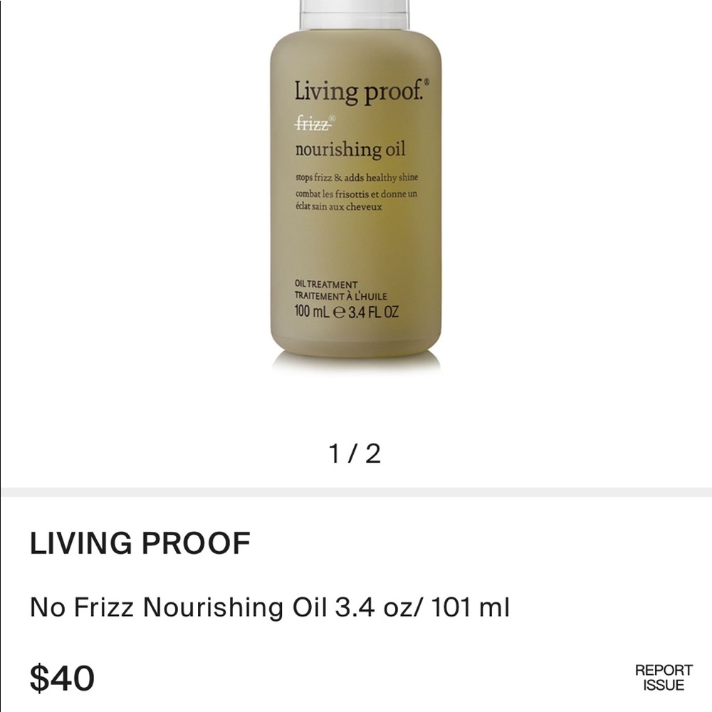 Living proof nourishing oil